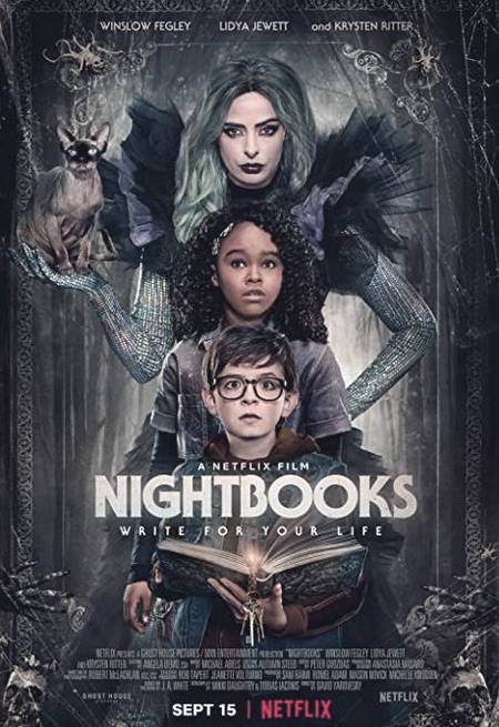 Nightbooks 1 دانلود فیلم Nightbooks 2021 کتابهای شبانه